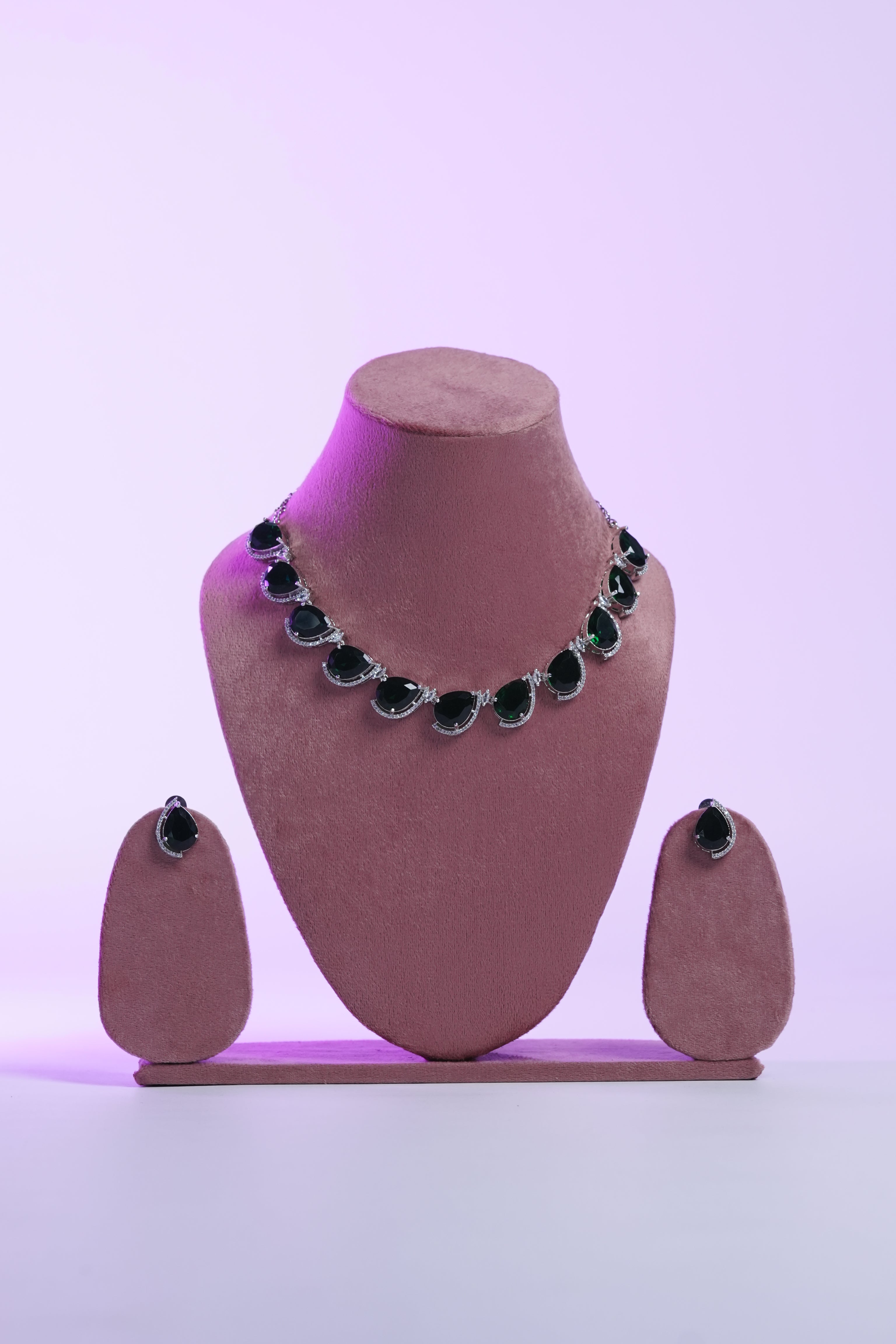 necklace with ear rings for women