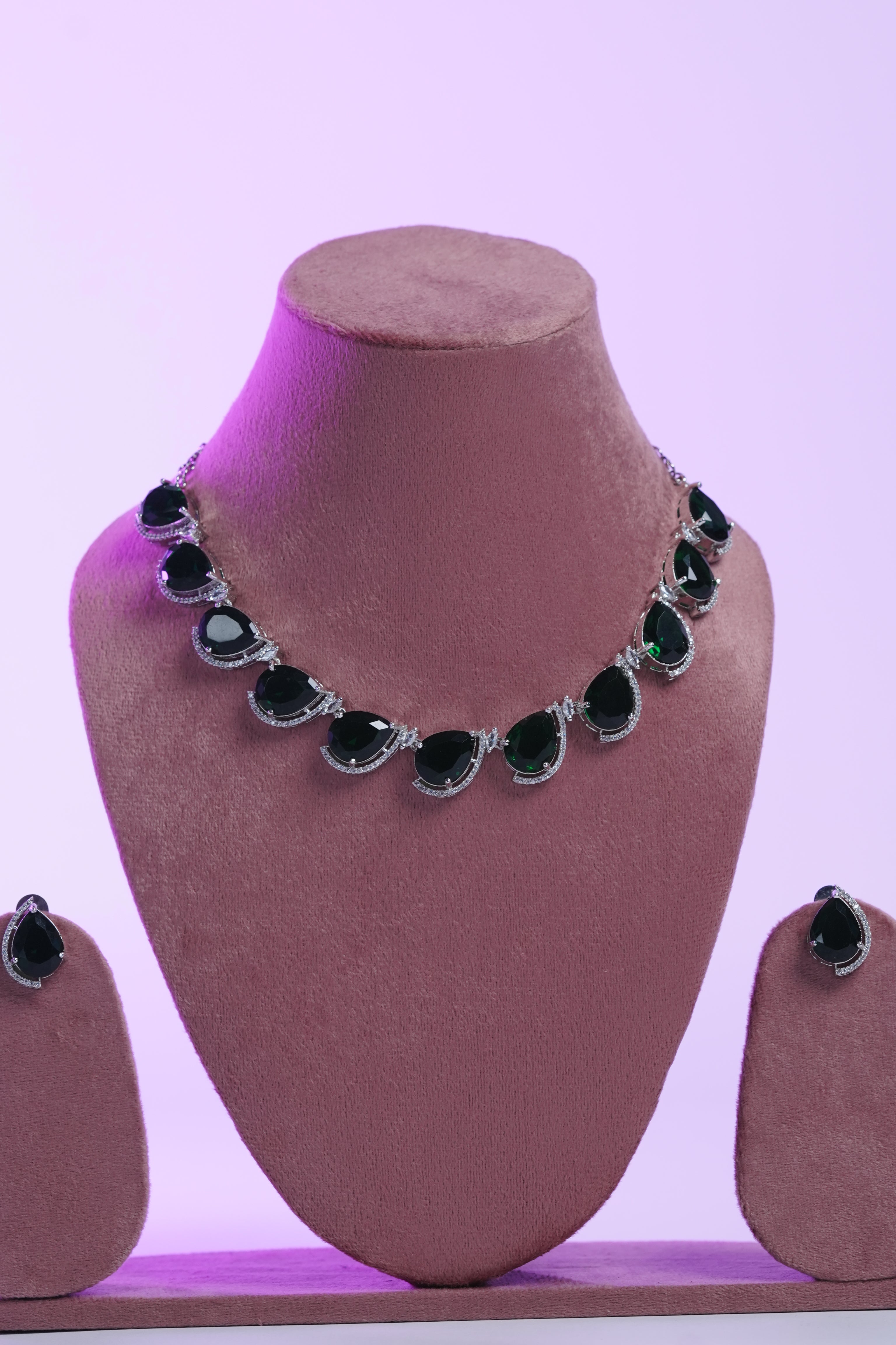 necklace with ear rings for women