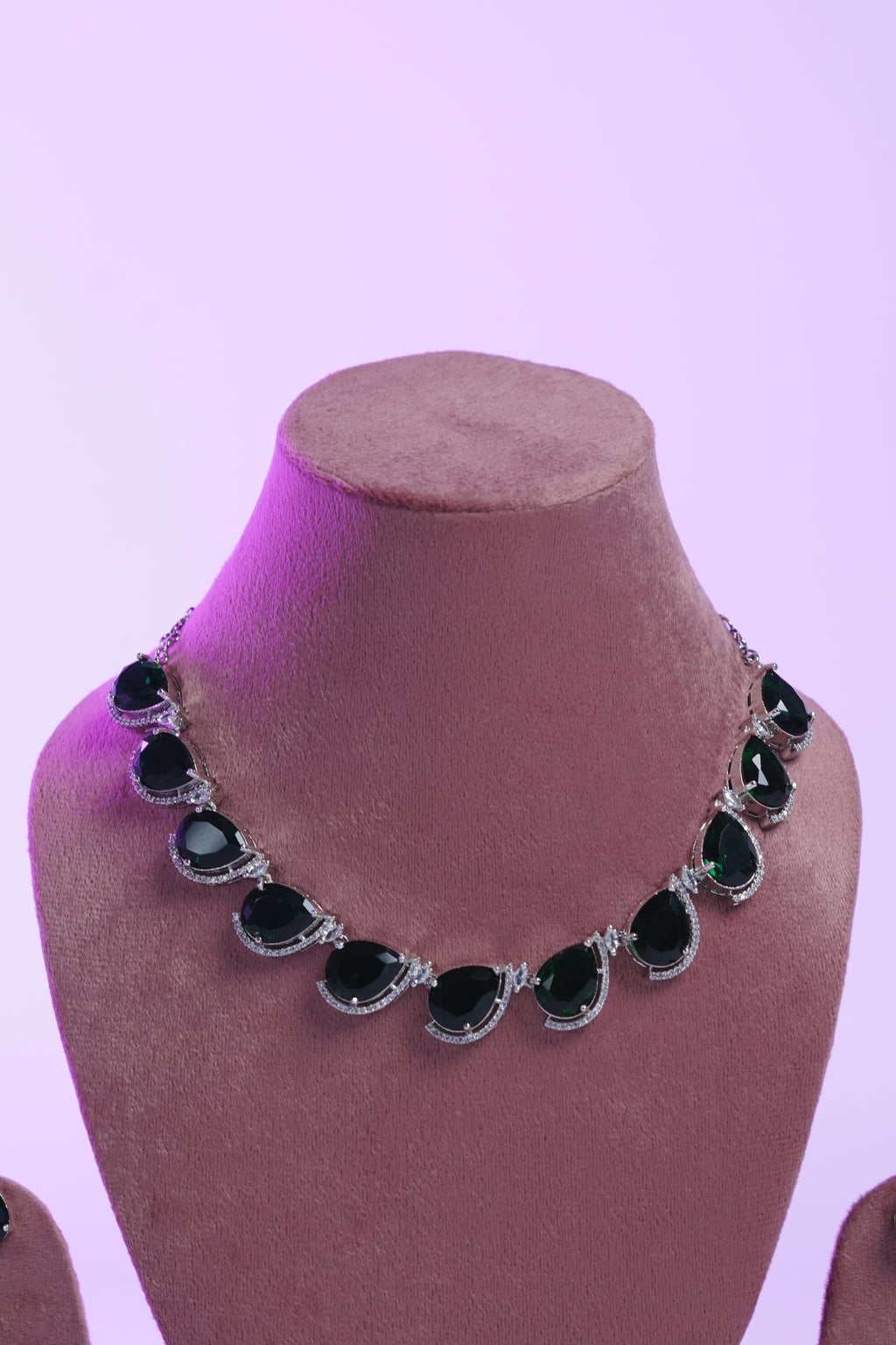necklace with ear rings for women