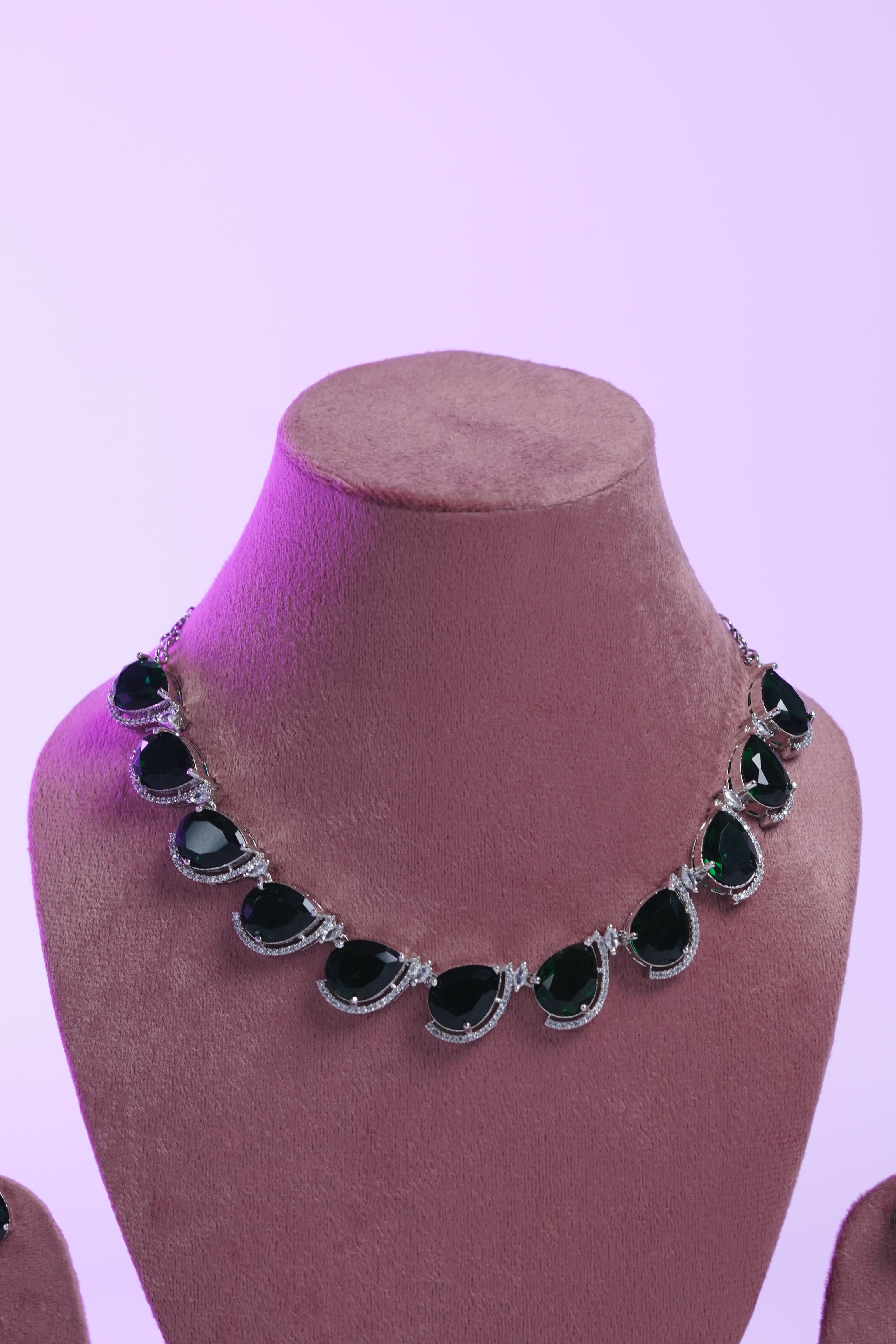 necklace with ear rings for women