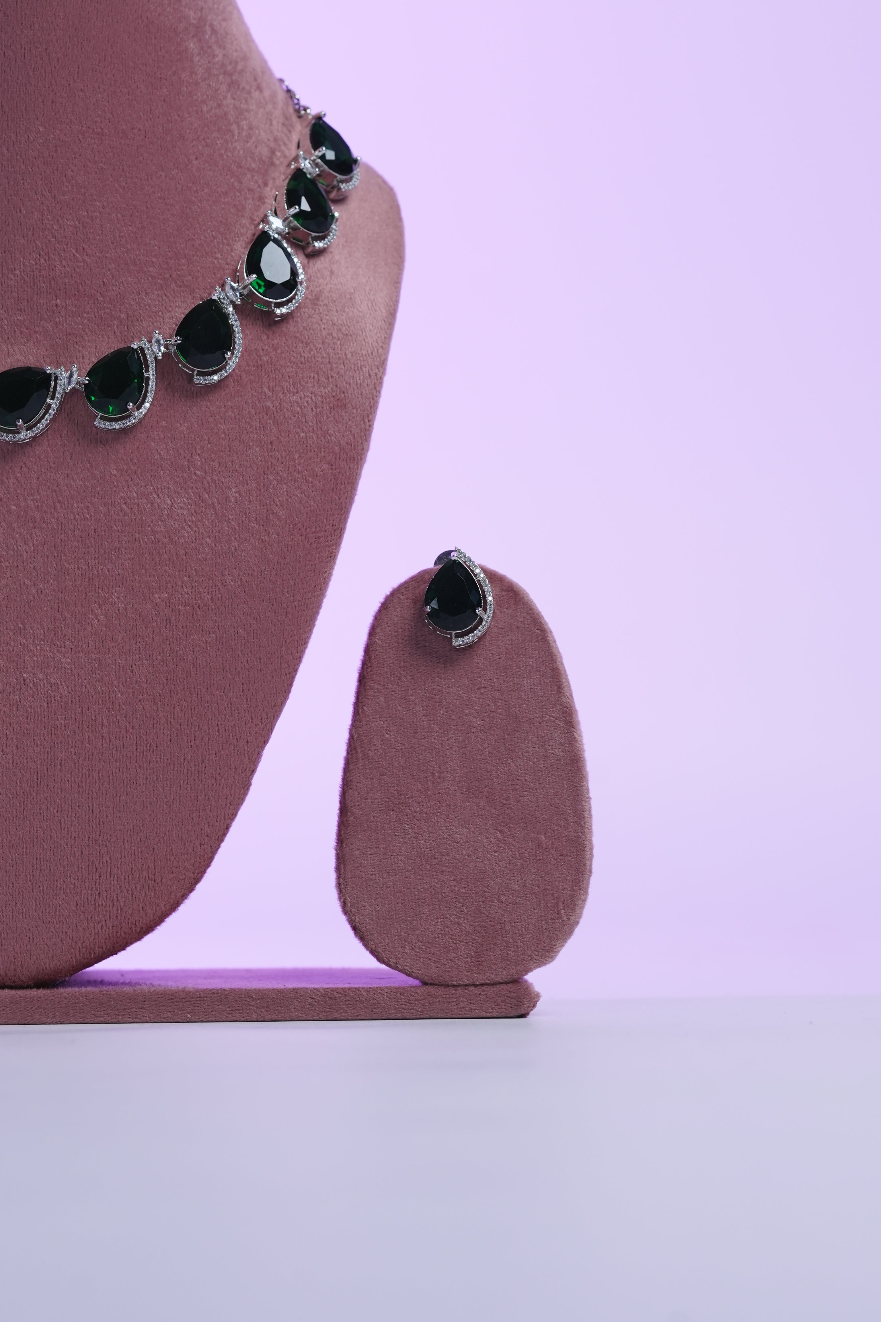 necklace with ear rings for women