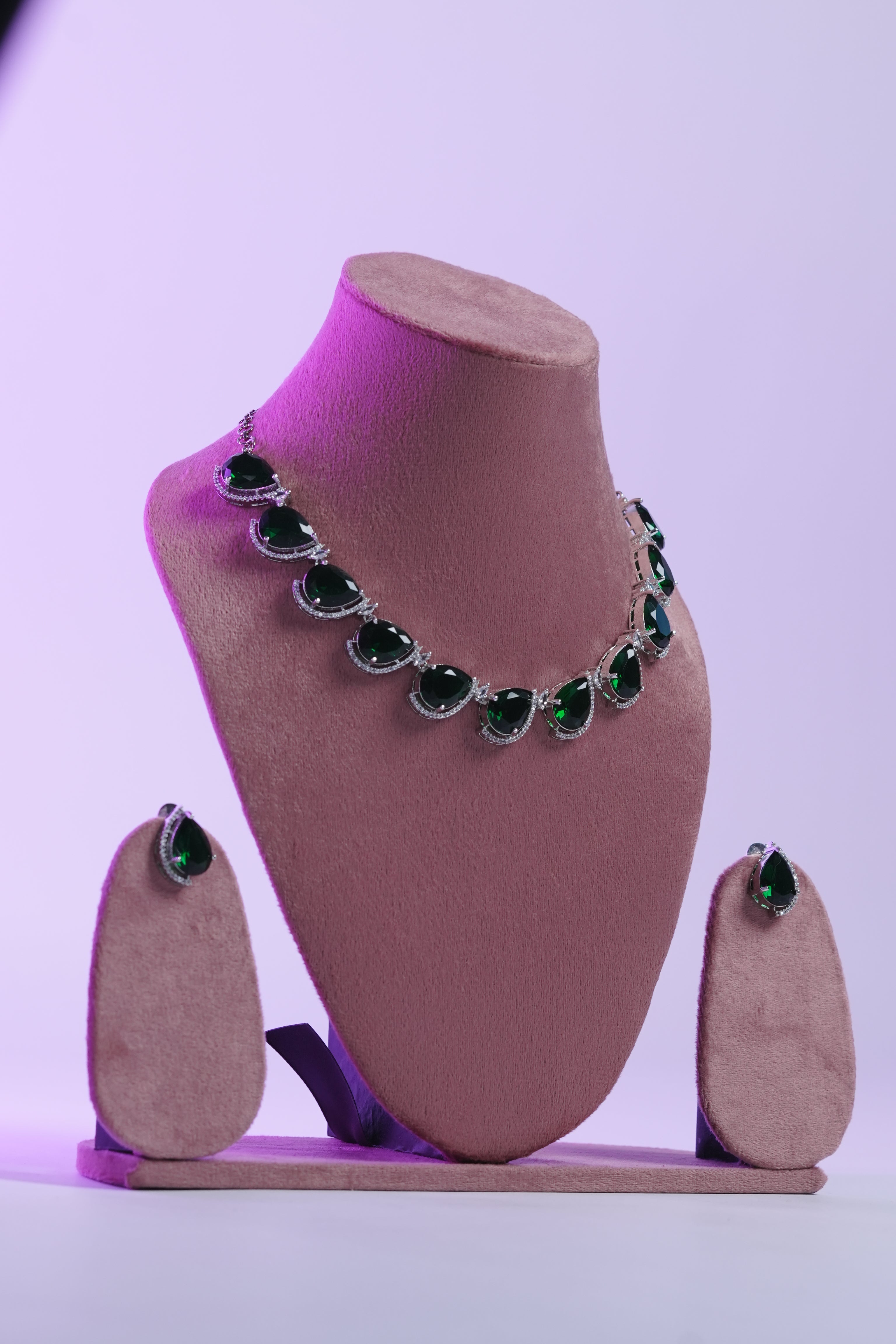 necklace with ear rings for women