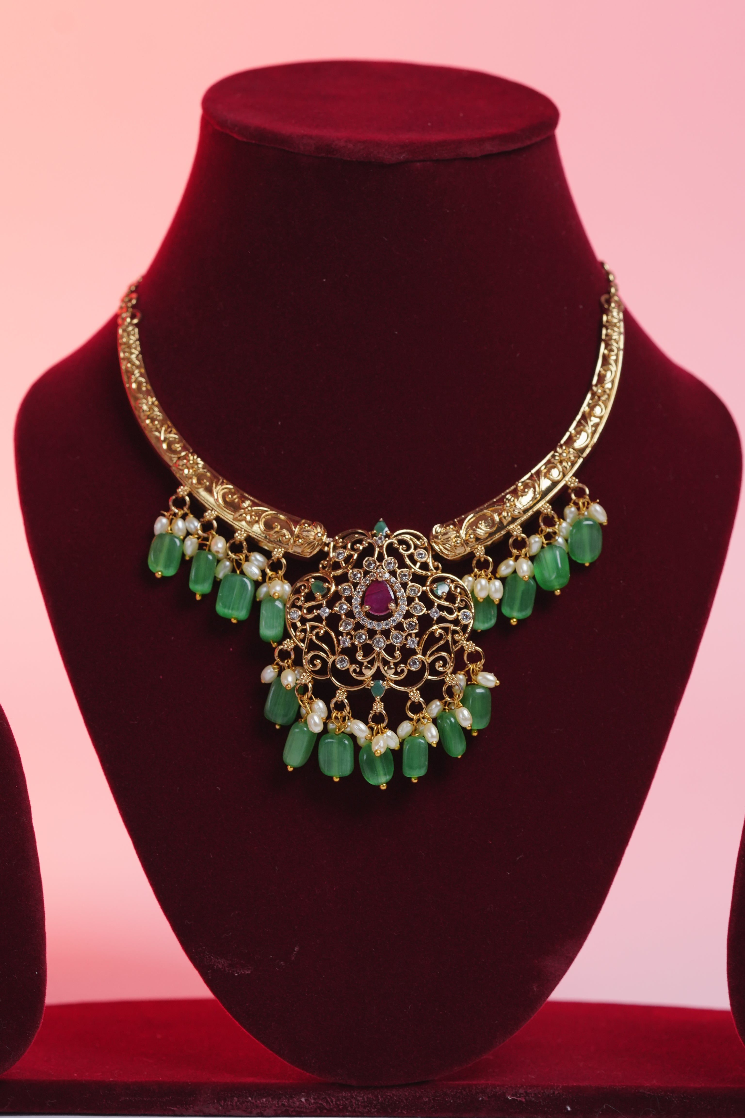necklace with ear rings for women