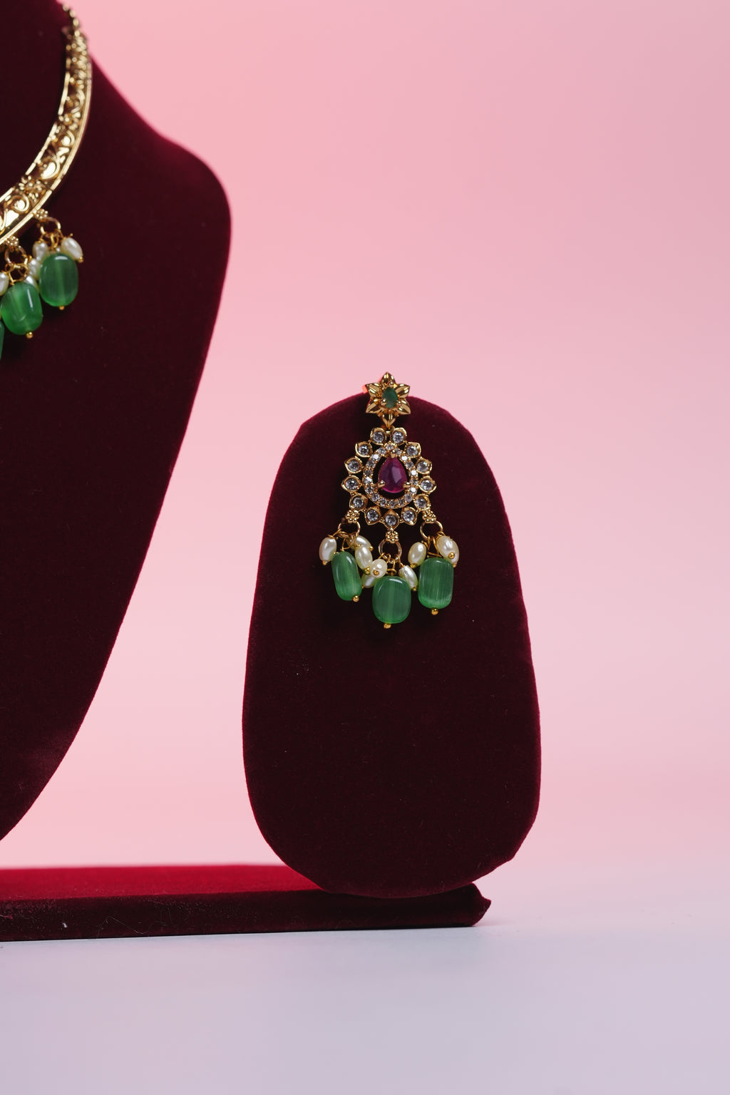 necklace with ear rings for women