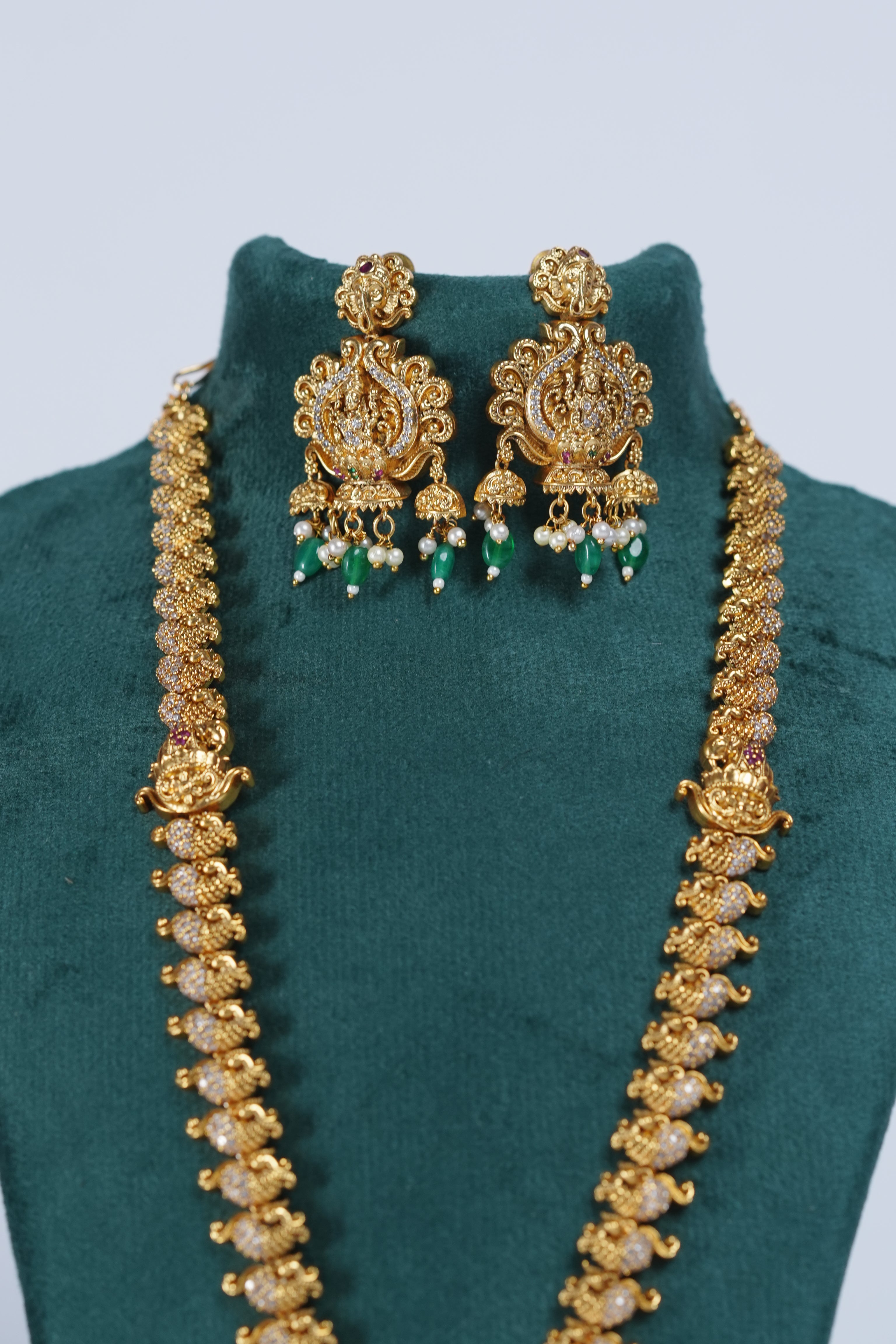 necklace with ear rings for women