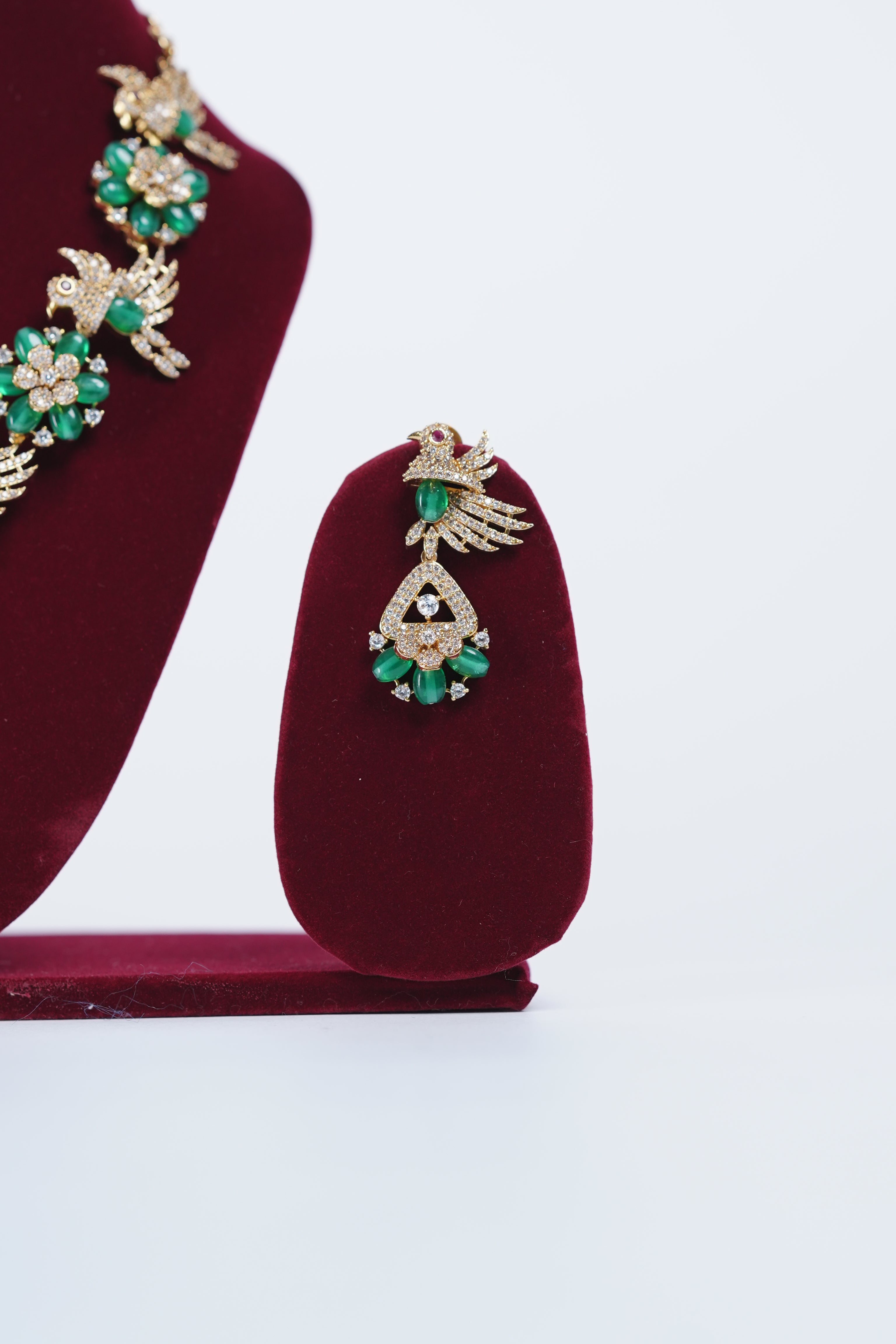 necklace with ear rings for women