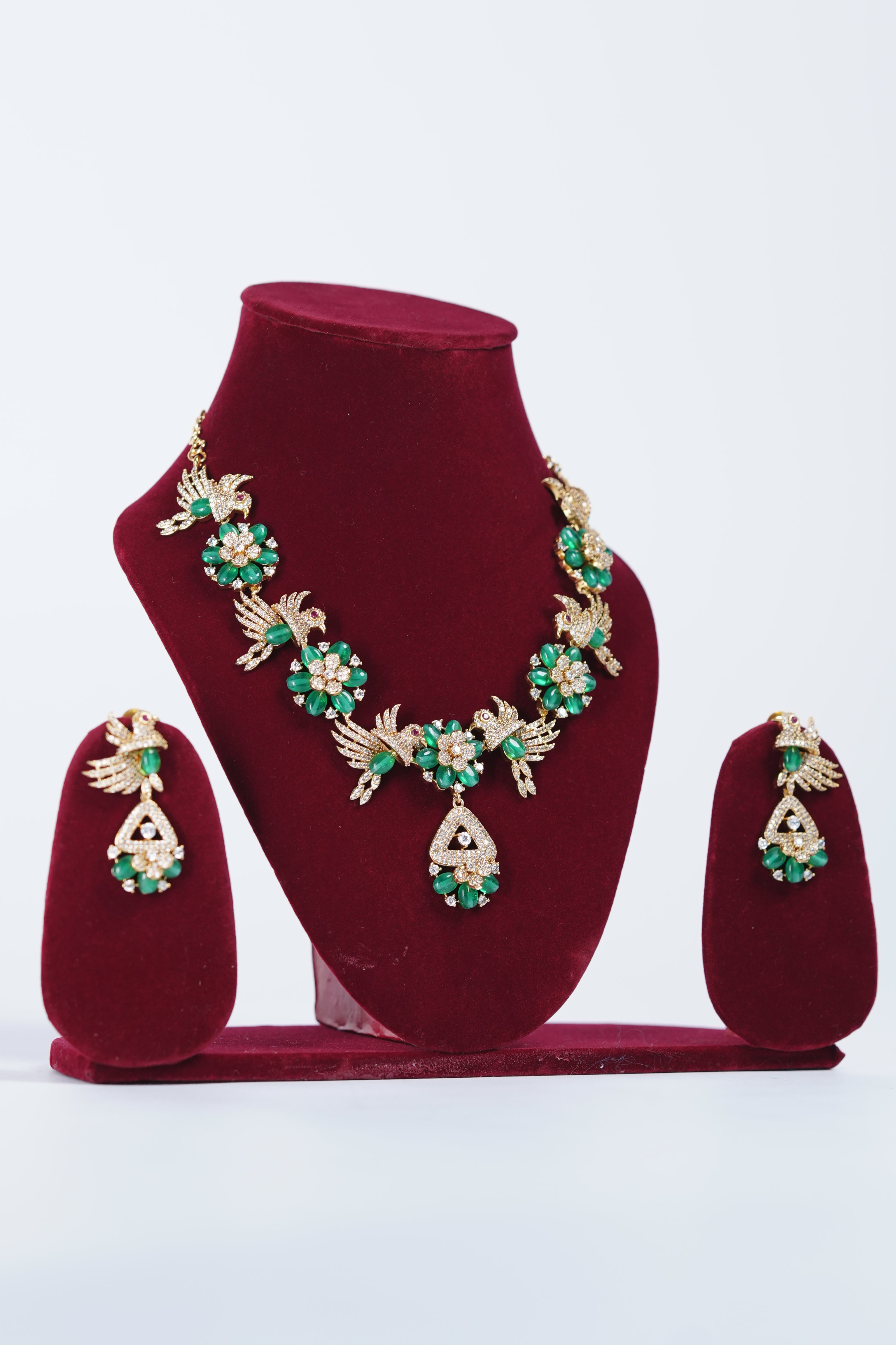 necklace with ear rings for women