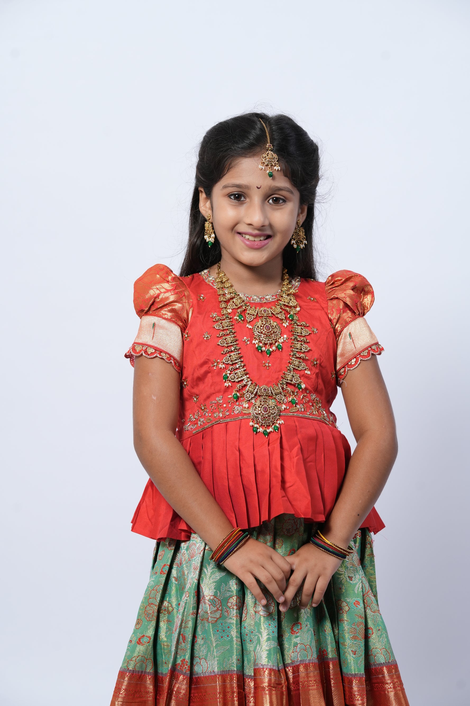 South Indian Temple Jewelry Set for women