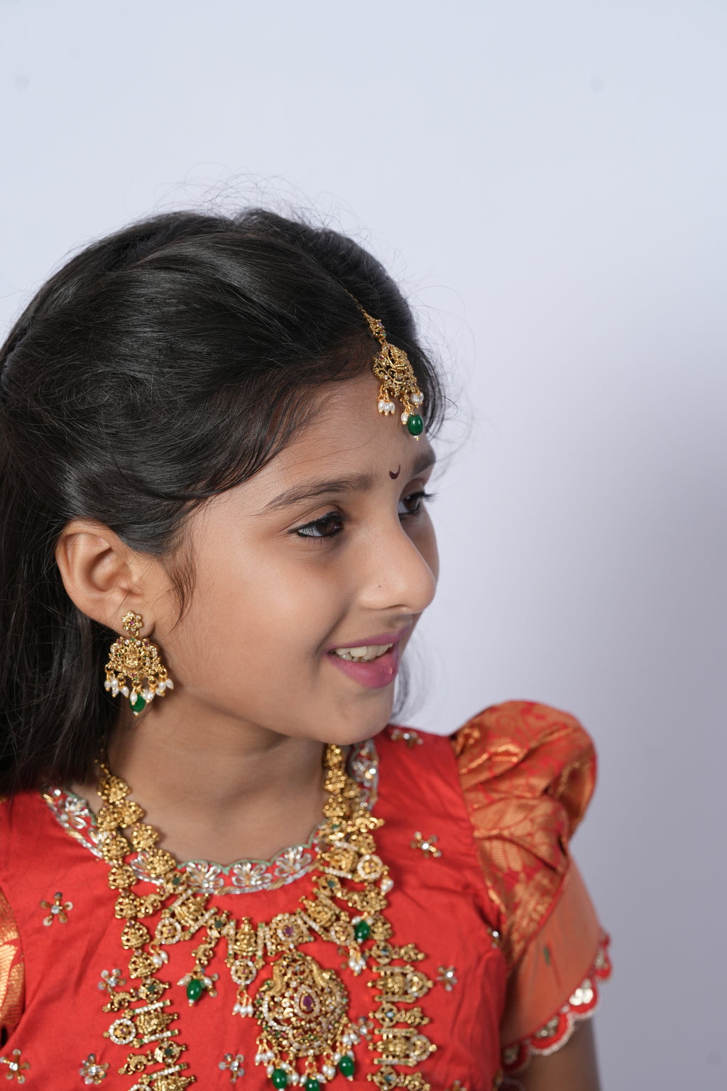 South Indian Temple Jewelry Set for women