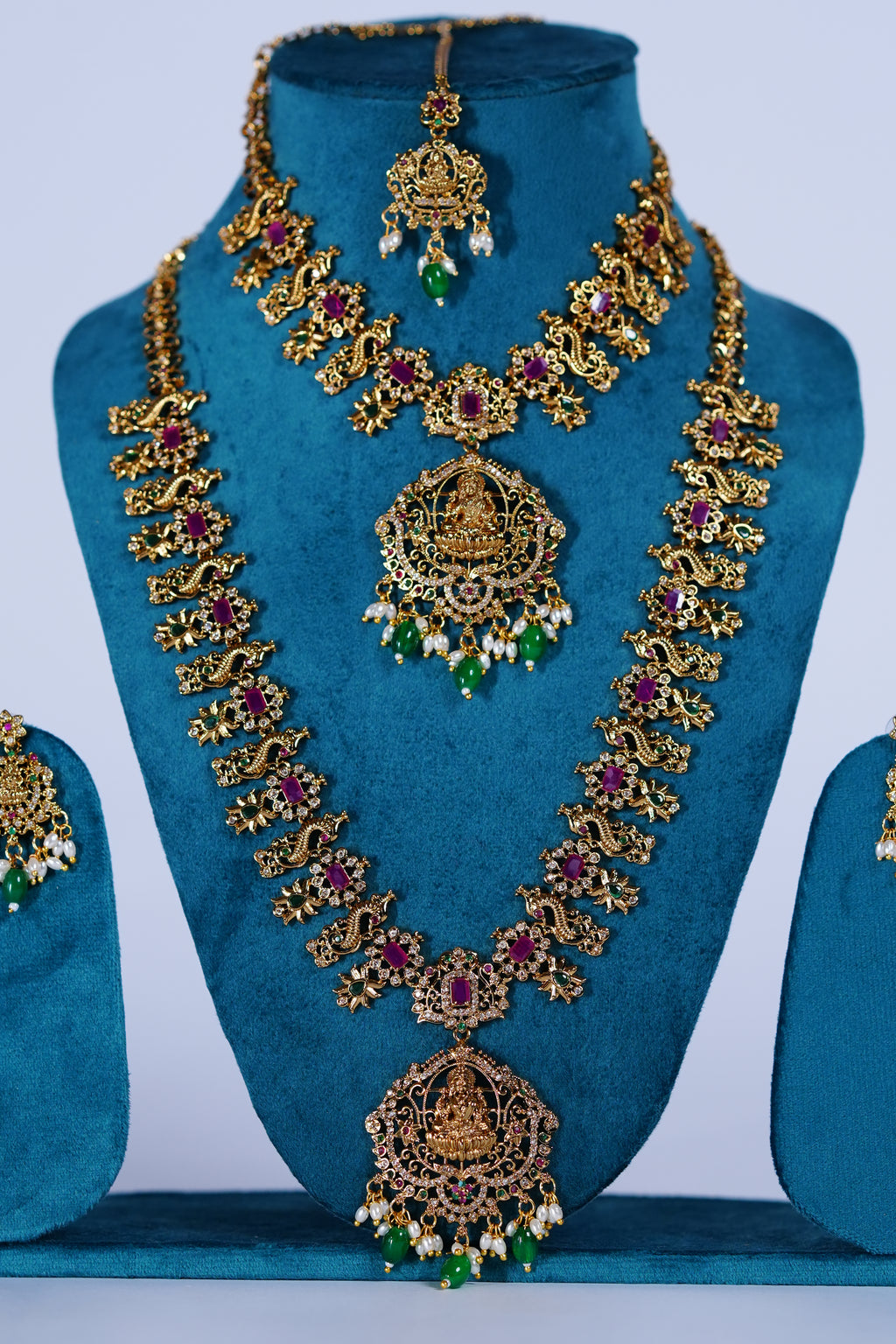 necklace set with ear rings for women