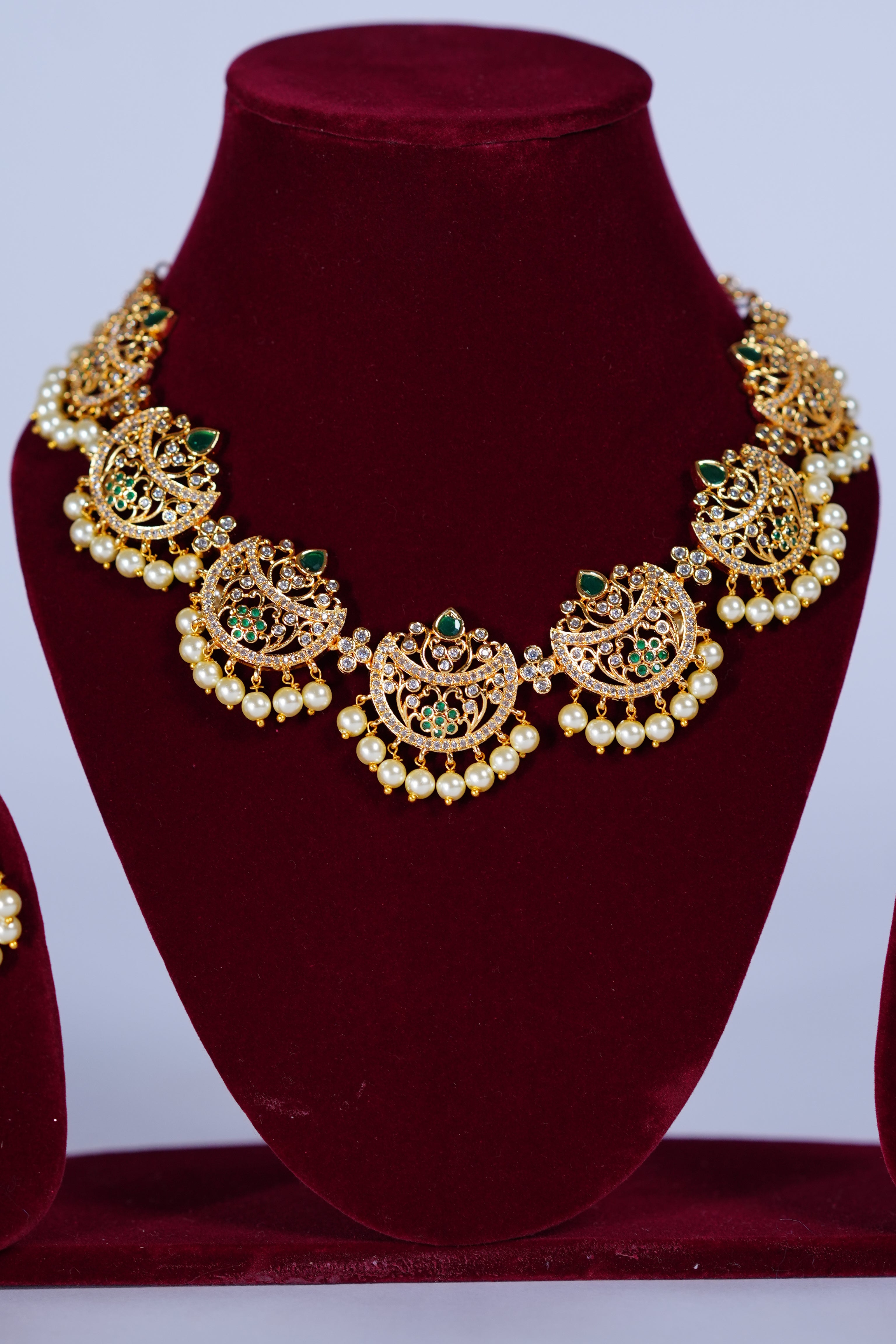 necklace with ear rings for women