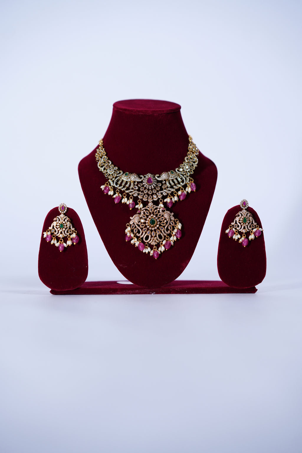 necklace with ear rings for women
