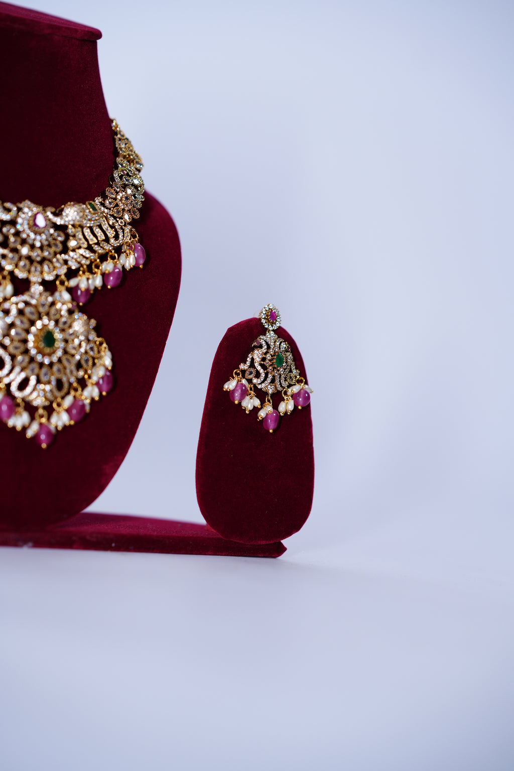 necklace with ear rings for women