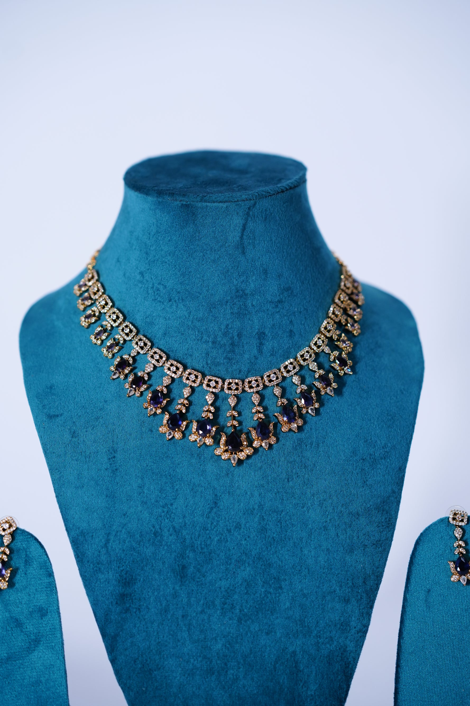necklace with ear rings for women