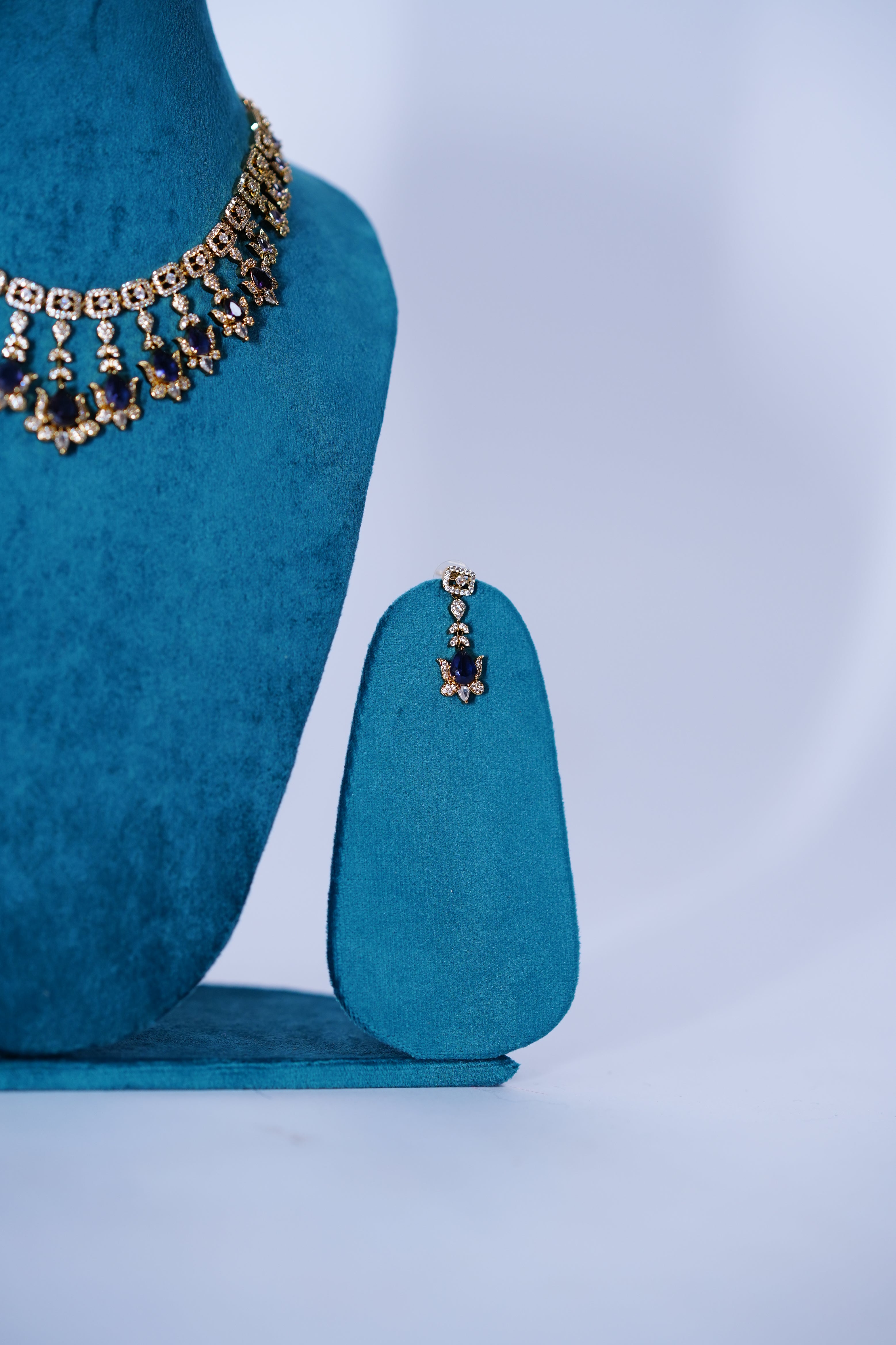 necklace with ear rings for women